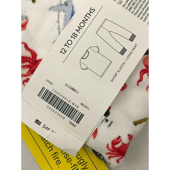 Janie and Jack $46 2 Piece Pajama Set 12 to 18 months NWT - Picture 2 of 3